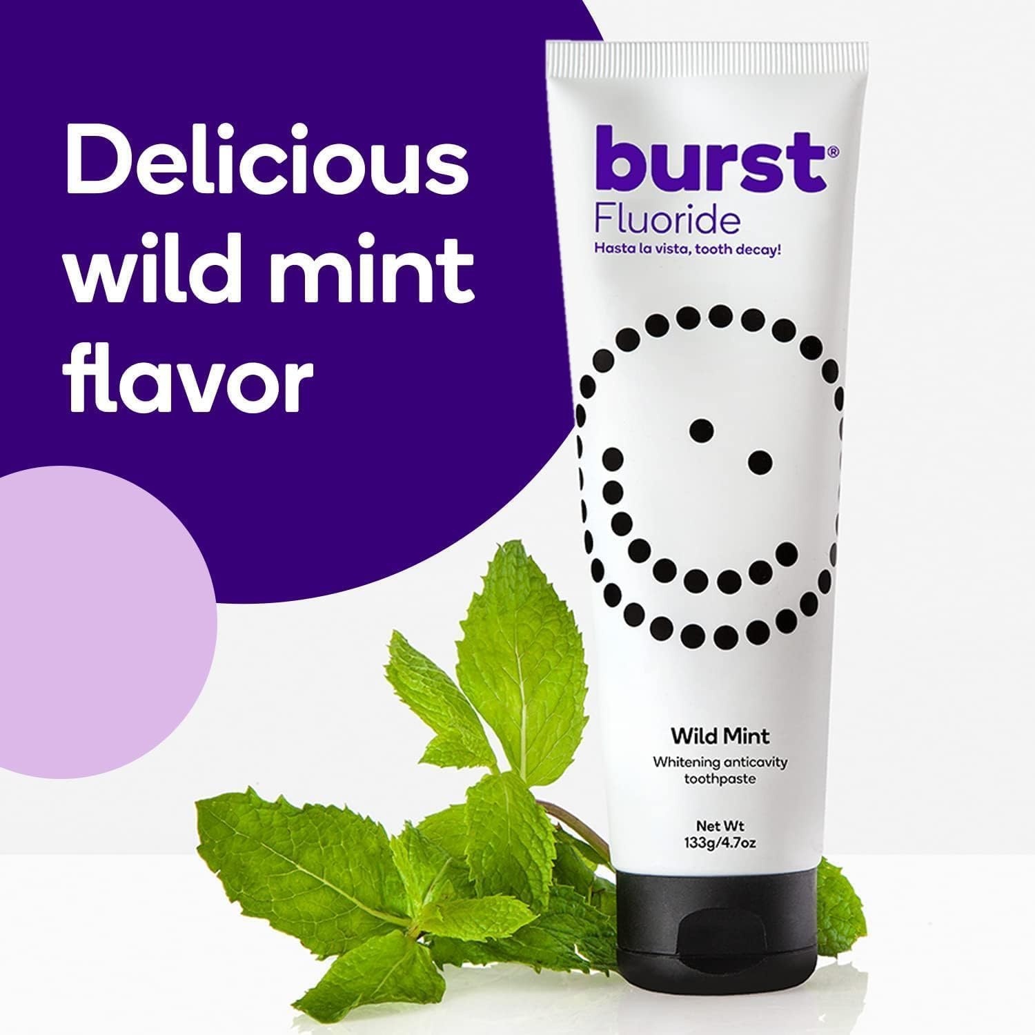image:imageBURST Whitening Toothpaste 47oz2 Pack Wild Mint for Sensitive TeethWild Mint 2 Pack