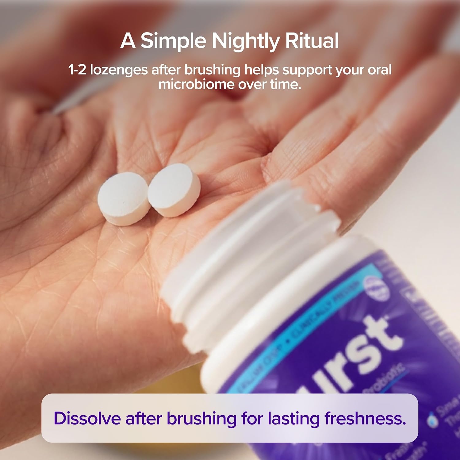 image:imageBurst Dental Probiotics 45 Count Oral Probiotics for Teeth and Gums
