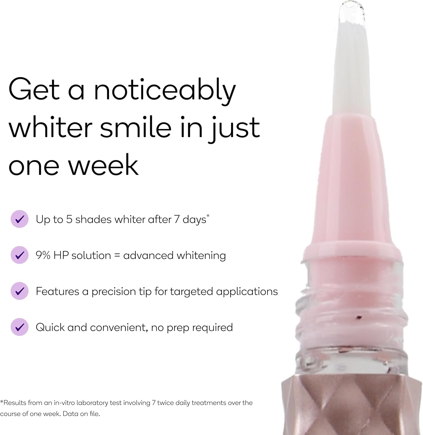 image:imageBurst Precision Whitening Pen 9 HP 1 Count45 Whitening TreatmentsRose Gold