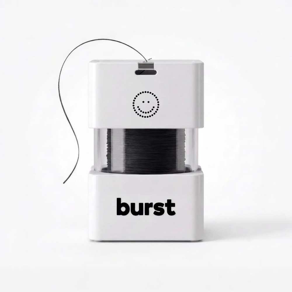 image:imageBURST Big Dental Floss Dispenser 273 Yards XL Spool Mint EucalyptusFloss Dispenser