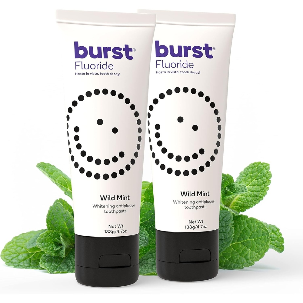 image:imageBURST Whitening Toothpaste 47oz2 Pack  Wild Mint for Sensitive TeethWild Mint 2 Pack