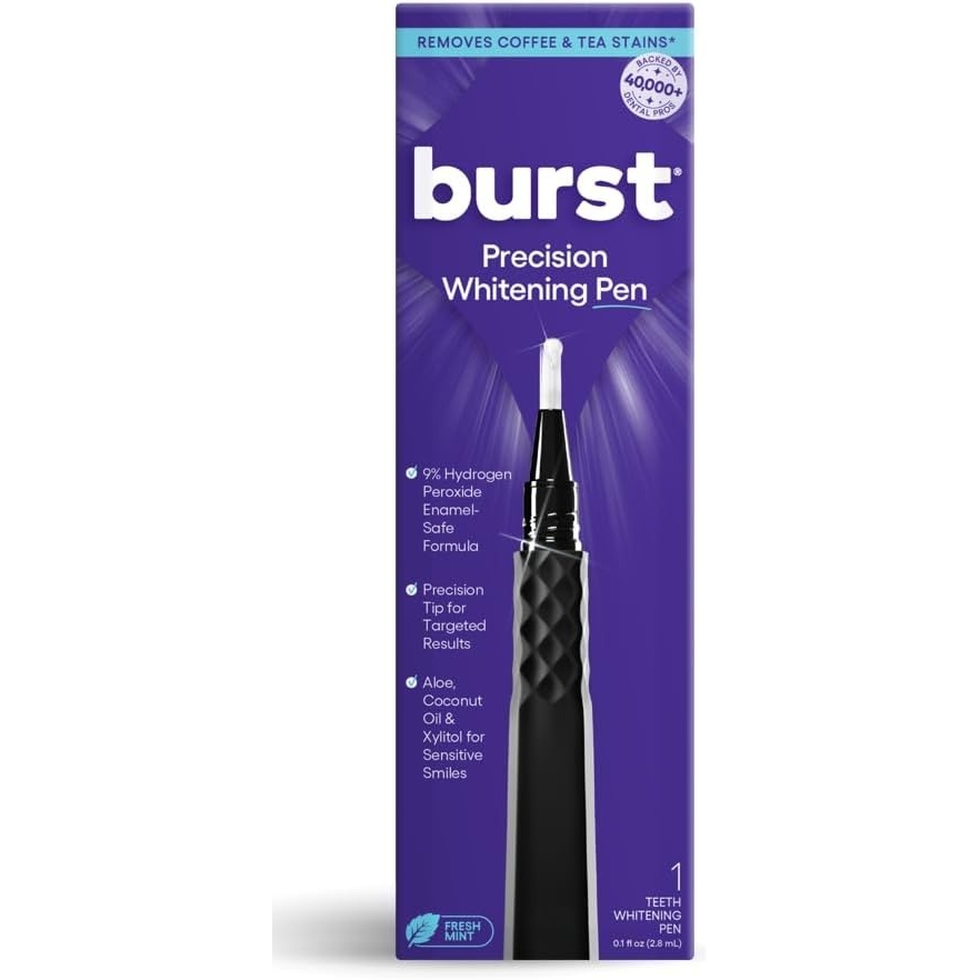image:imageBurst Precision Whitening Pen  9 HP 1 Count45 Whitening TreatmentsBlack