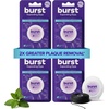 image:imageBURST Expanding Dental Floss Mint Eucalyptus160 Yards  Stain Absorbing480 Foot Pack of 1