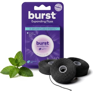 BURST Expanding Dental Floss Kit (Mint Eucalyptus/120 Yards)(Mint Eucalyptus)