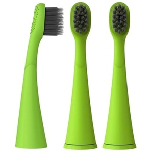 BURST Genuine Replacement Heads for Kids Electric Toothbrush (Green/3 Pack)(Green)