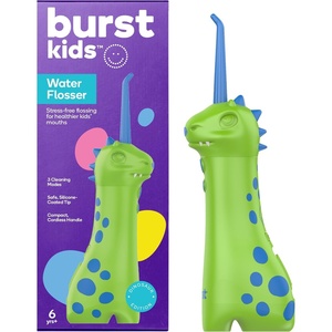 BURST Kids Water Flosser (Dinosaur) | Cordless & Rechargeable Water Flosser(Dinosaur)
