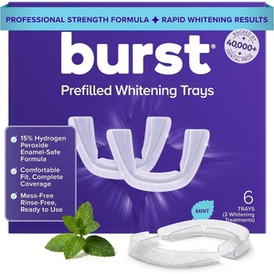 BURST Prefilled Teeth Whitening Trays (6 Trays/3 Treatments) | Gel Trays