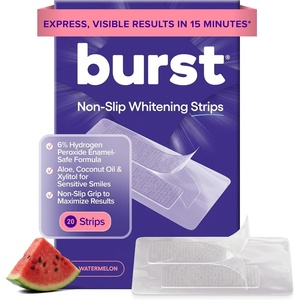 BURST Sensitive Teeth Whitening Strips (Watermelon) | 20 Strips(Watermelon)