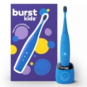 Burst Kids & Toddlers Electric Toothbrush (Purple) | Soft Bristles(Blue)
