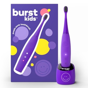Burst Kids & Toddlers Electric Toothbrush (Purple) | Soft Bristles(Purple)